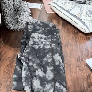lululemon athletica Black and Gray Leggings